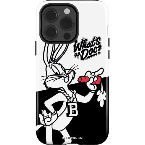 Looney Tunes Retro Bugs Bunny iPhone 15 Pro Impact Case